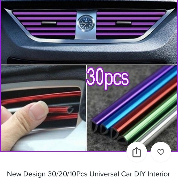 New purple interior design for car vents! - Picture 2 of 7